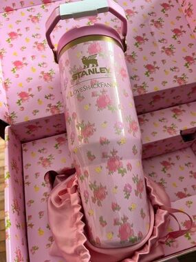 Stanley LoveShackFancy Ibiza Sunset 30oz Iceflow flip straw tumbler